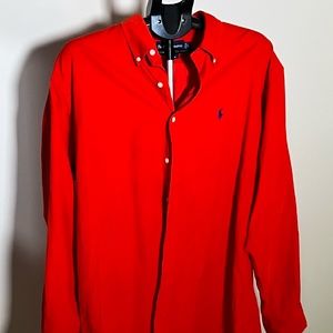 Shirt in Bright Red